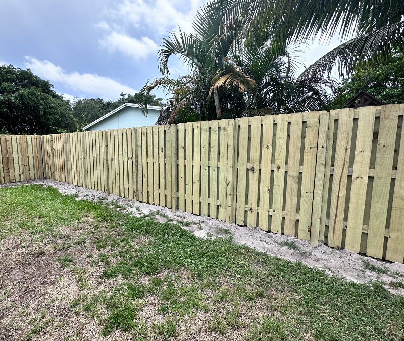 Wood Fence Installation – Broward County, FL