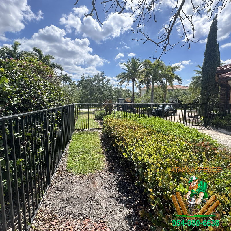 Aluminum Fence Installation
