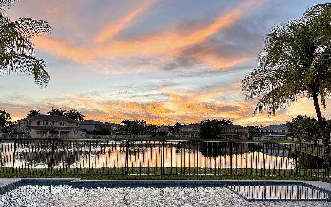 Mechanical Aluminum Pool Code Fence in Weston