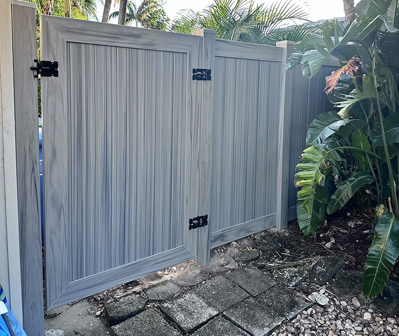 Coastal Cedar PVC Fence