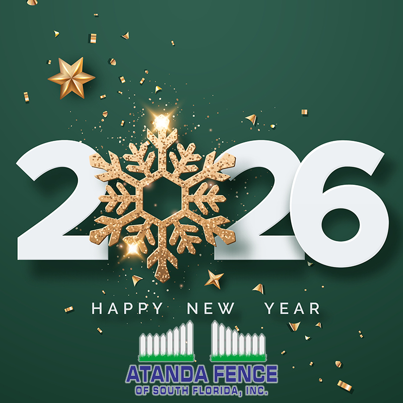 Happy New Year from Atanda Fence!